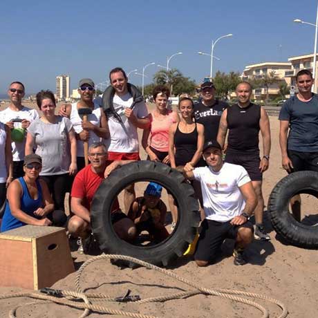 session Bootcamp plage